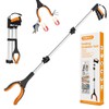 43" Extra Long Grabber Tool, Foldable Grabbers for Elderly Grab