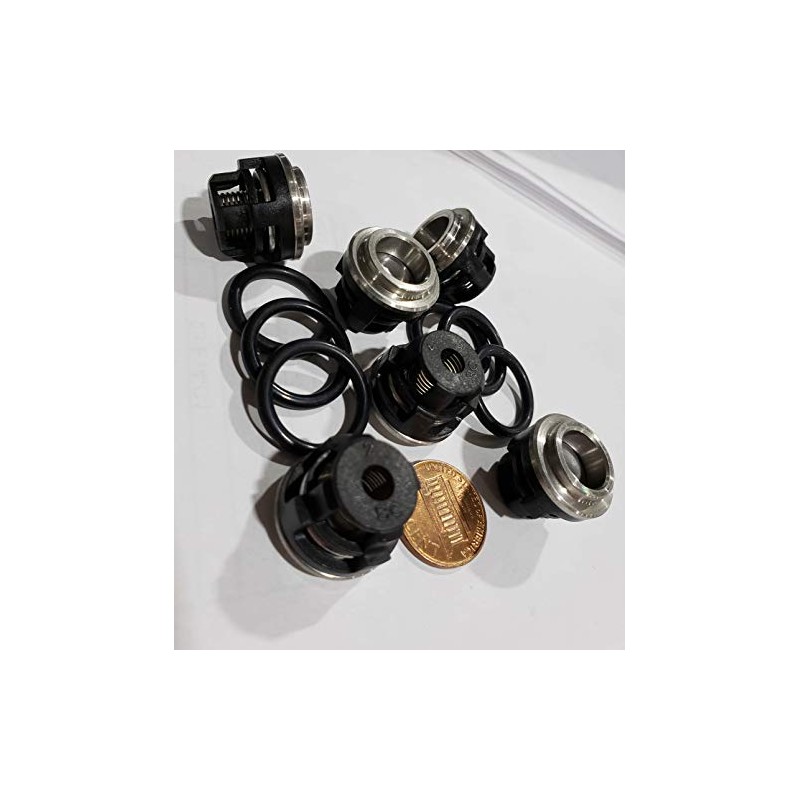 AR ANNOVI REVERBERI Replacement Valve Kit 6 Pack, AR2125, Black