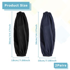 2 Pairs of Waterproof Arm Sleeve Covers, Forearm Protection, Includes Protector, Oil-Proof Arm Protector, Sleeve Protectors, Reusable Arm Protectors for Kitchen, Cleaning, Washing, Painting, Cooking,