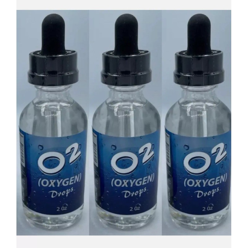 AllNue Natural 3 Oxygen Liquid Drops Health Naturally Dropper Cell