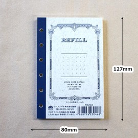 Tsubame Notebook Refill, Mini 6, Dot Squared, Pack of 2, R0202-2P