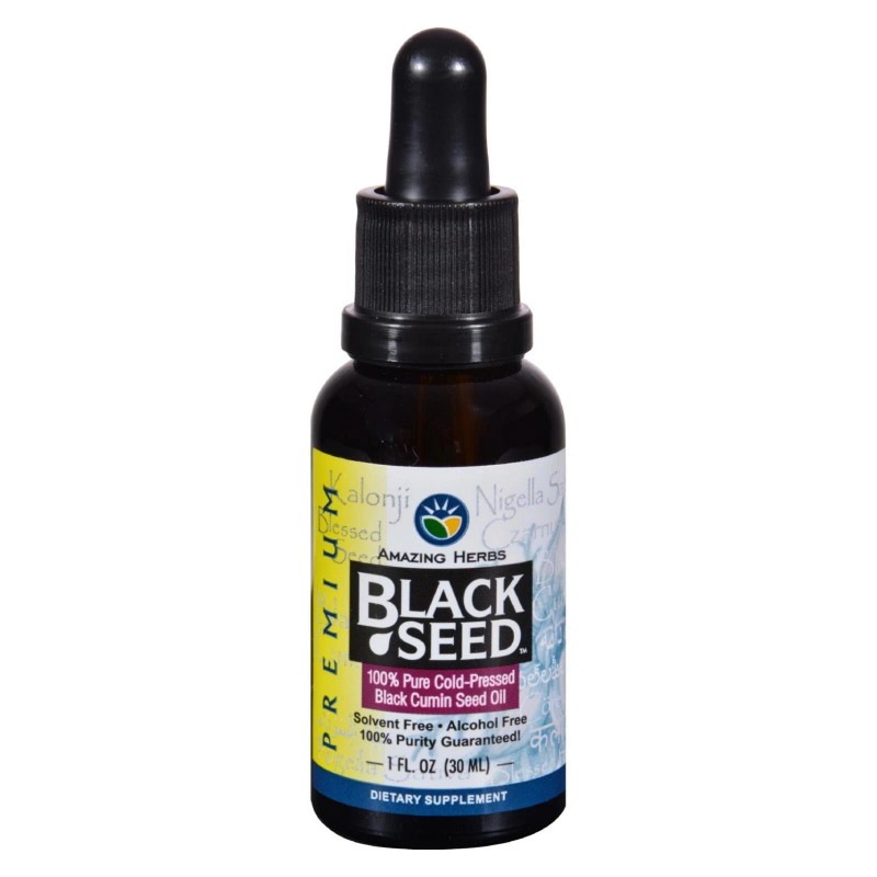 Amazing Herbs - Black Seed Oil - Cold Pressed -