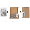 HanTof 50Pcs Extra Long Outlet Screws, Electrical Wall Plate Switch