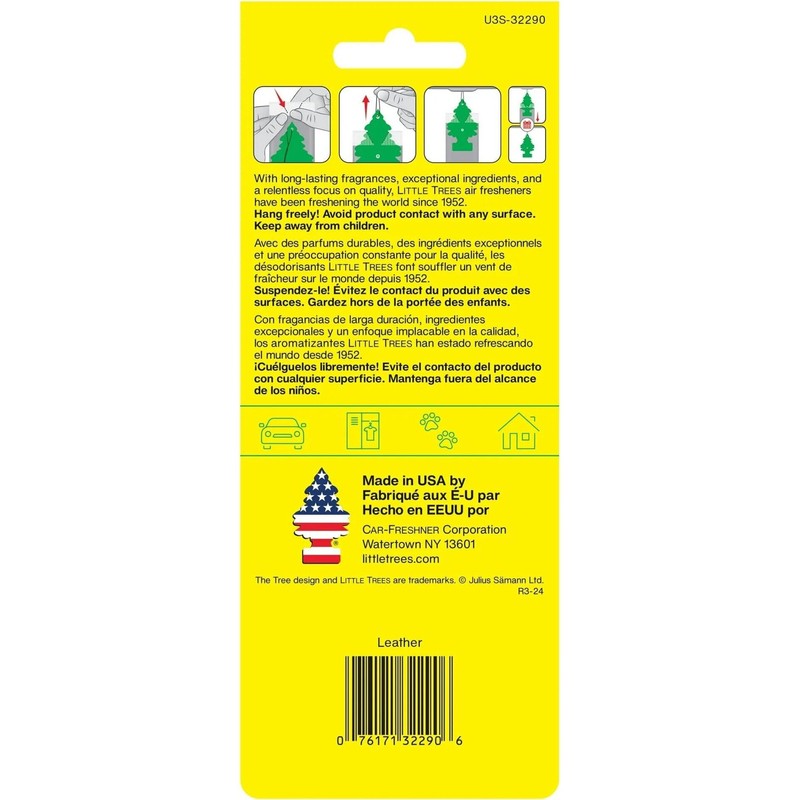 LITTLE TREES Car Air Freshener | Hanging Paper Tree for