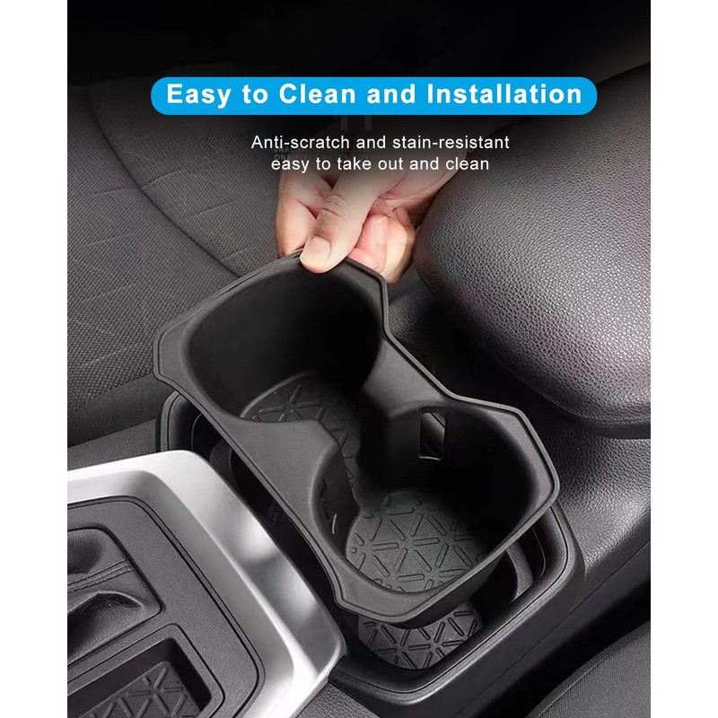 Car Cup Holder Inserts for Toyota RAV4/RAV-4 Accessories 2019 2020