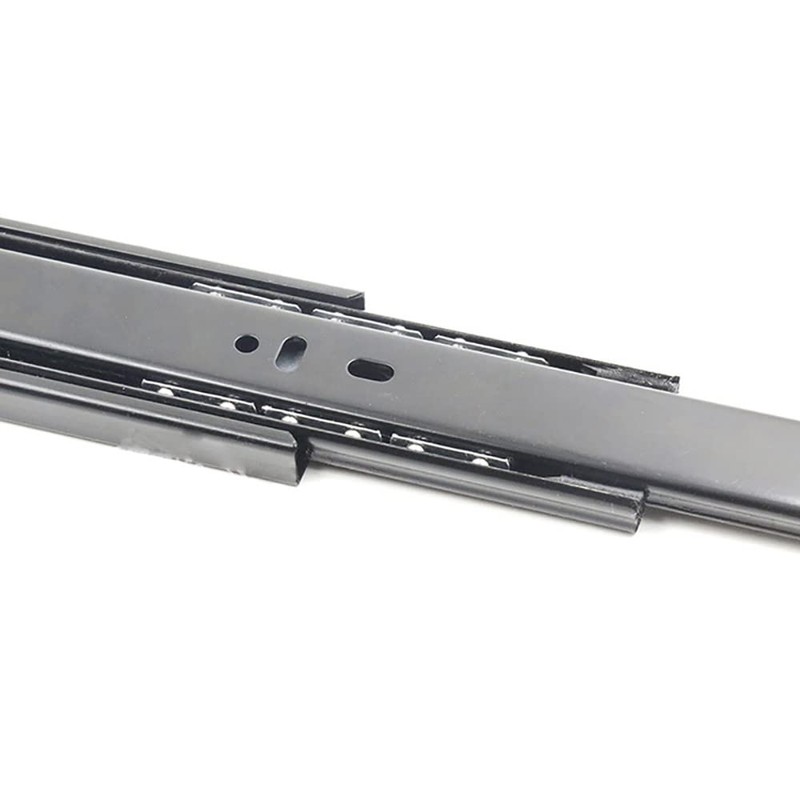 Heavy Duty Drawer Runners, 250mm Full Extension Black Ball Bearing