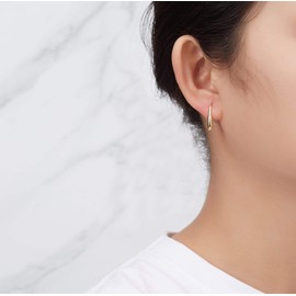 Philip Jones Gold Plated Sterling Silver Teardrop Earrings