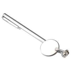 AllGIFT Machine Tool Inspection Mirrors,30 * 550mm Car Mechanical Repair Round Mirror,Round Hand Mirror Round Handle Mechanics Mirror Tool