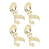 4PCS Automatic Candle Snuffer Ring Candle Wick Snuffer Stopper Stainless