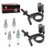 MOTO1988 Ignition Coil Pack & Spark Plug + Cap For