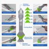 11pc Caulk Remover Tool,5 in 1 Silicone Caulking Tools,Grout Removal