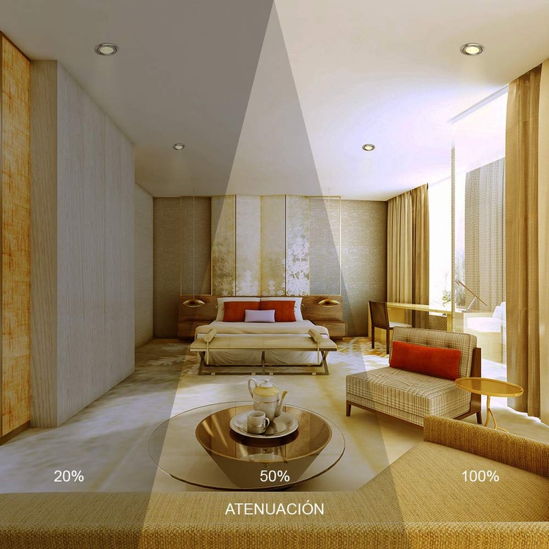 Tecnolite - Foco JCD LED Ampolleta 3 W, Luz Suave