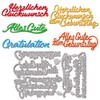 GLOBLELAND 3D Cutting Dies for Square Boxes, Metal Photo Frame,