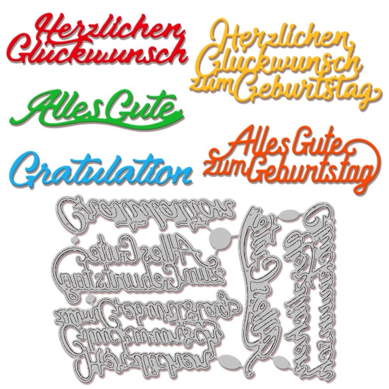 GLOBLELAND 3D Cutting Dies for Square Boxes, Metal Photo Frame,