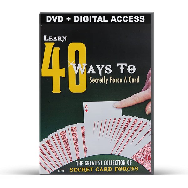 Magic Makers Secret Card Trick Forces Explained - 40 Ways to Secretly Force a Card - DVD + Digital Access