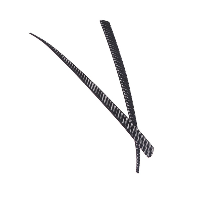 MXauto-2024 Black Carbon fiber Headlight eyebrow sticker For Corvette C8