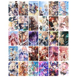 Genshin Impact Postcards,Anime Postcards,Genshin Impact Postcard Sets,Genshin Impact Cards,Genshin Impact Manga (D)