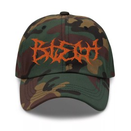 Left Eye BLEGH Camo Hat Gift for Metalheads, Metalcore Deathcore Band Merch
