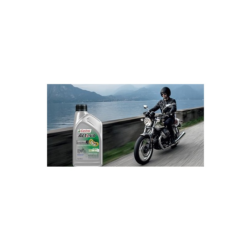 Castrol 06130 Actevo X-Tra 4T Synthetic Blend - 10W40-1qt.