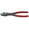 KNIPEX 8201-200SB Twin Grip Slip Joint Pliers, Adjustable Opening Width,