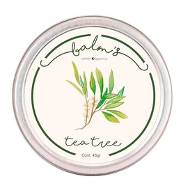 Balm's Tea Tree 45g - Pomada para Piel Irritada Bálsamo Natural con Cera de Abeja y Aceites Esenciales Orgánicos | Aromaterapia