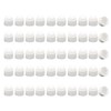 50 Pcs Hex Nut Cover, M5*8 * 9.5 White Bolt
