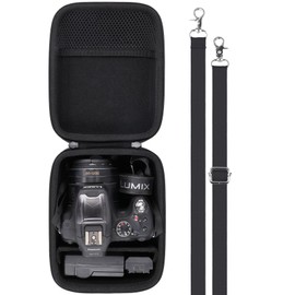 Baval Camera Case Compatible with Panasonic LUMIX FZ80D Point and Shoot Digital Camera,Black Case
