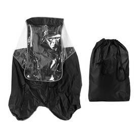 Children Bicycle Raincoat Bicycle Rainproof Cover Rain Protection Bike Back Seats Rain CoatBlack