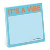 1-Count Knock Knock It's a Vibe Sticky Note Pad, 3