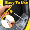 Screwdriver Set with T-Shape Handle, Phillips, Slotted, Hexagon, Plum-Shaped Bits