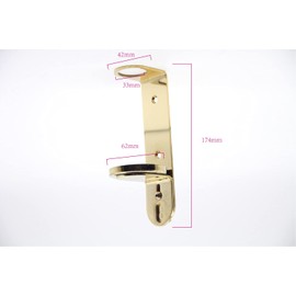 WALL MOUNT 300ml SINGLE DISPENSER GOLD CHROME HOLDER Ideal for Molton Brown & Sea Kelp Bottles