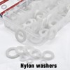 Dana Fred 240pcs White Flat Washers Spacers，9 Sizes Flat Washers