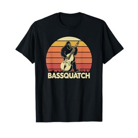 Bassquatch Bigfoot Double Bass Fiddle Upright Bass Sasquatch T-Shirt