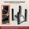 SMOQIO Ladder Rack for Trailer Enclosed, 4pcs Side Mount 400lb