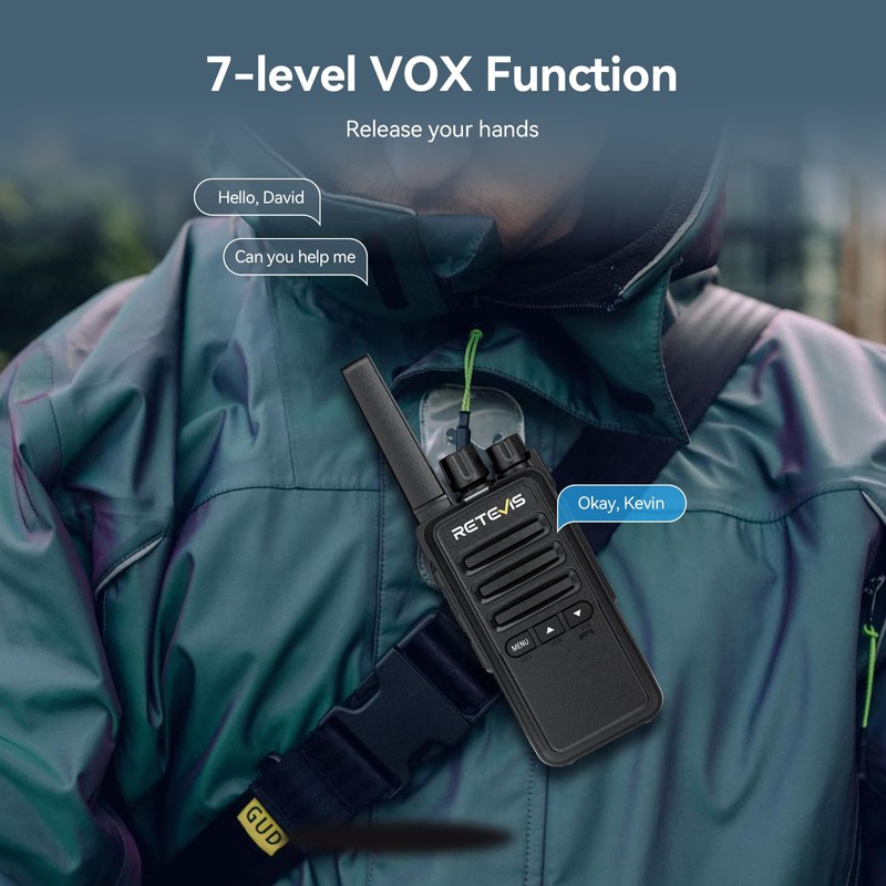 Retevis RT68B 2 Way Radio, Long Range Walkie Talkies for