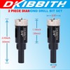 3/4" Diamond Hole-Saw Bits with Pilot Drill Bit - 2pc