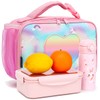 FlowFly Kids Lunch box Insulated Soft Bag Mini Cooler Back