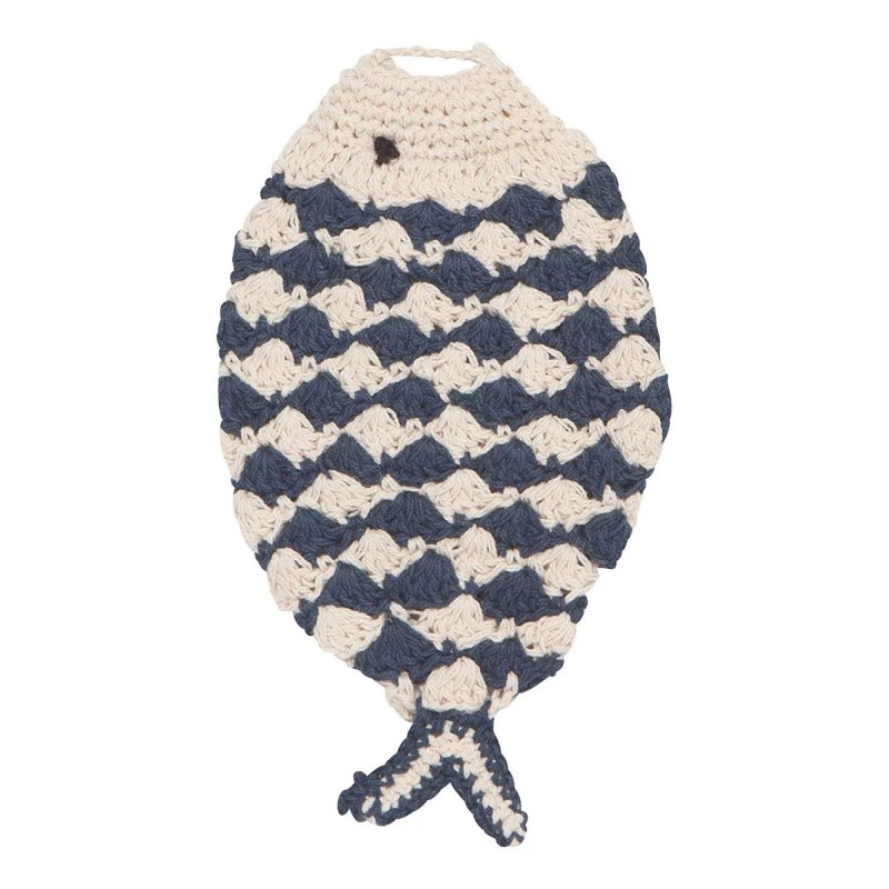 Now Designs Tawashi Dishcloth Scrubbers, Little Fish