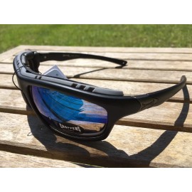 Choppers CP92804 Padded Foam Sunglasses Motorcycle ATV Glasses Black Mirror Lens