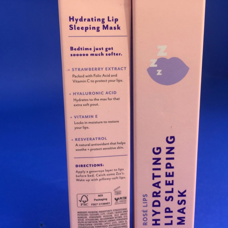 Patchology Rosé Lips Hydrating Lip Sleeping Mask 0.50 oz (Lot