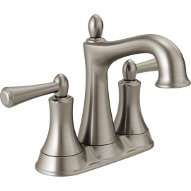 SOSOFRANK Delta 25774LF-SP 4" Centerset 2-Handle Bathroom Faucet - Brushed Nickel