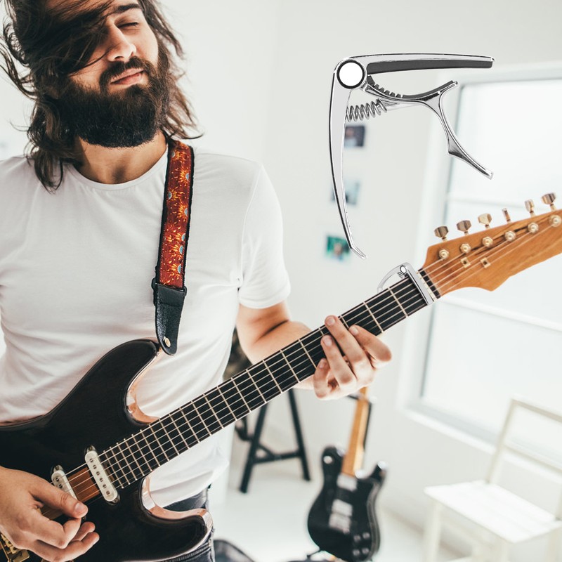 Guitar Capo 2 in 1 Zinc Alloy Multifunctional Professional Musical