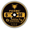 FOXBC 6-1/2 Inch 90 Tooth Circular Saw Blade for Paneling