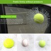 3D Simulation Tennis Break Glass Car Window Sticker, Baseball Broken