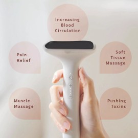 M PAIN MANAGEMENT TECHNOLOGIES Heated Gua Sha Scraping Massage Tool by TheraStone; Gua Sha Skin Scraping Stone