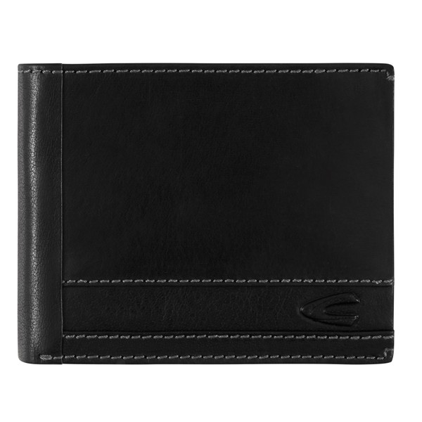 camel active Men's Field Travel Accessory Wallet, black