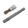 uxcell H8 Hexagon Bit Socket, 1/4" Square Drive CR-V Sockets,