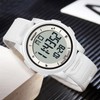 Timever Digital Watch Men's Thin Lightweight Comfortable Waterproof Wristwatch, LED