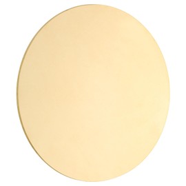 Sourcing Map H62 Brass Round Plate, 3.2" Dia x 0.06" Thick, DIY Crafts & Metal Stamping