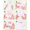 50 Cajas de Postre con Ventanas, Cajas Individuales para Cupcakes